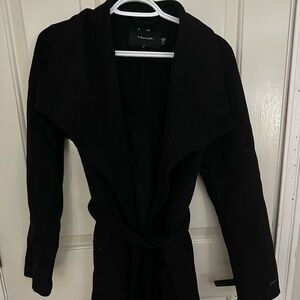 Tahari Classic Black Coat